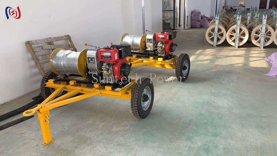 Guincho de Puxar Cabos de 5T para Instalação Subterrânea e Aérea