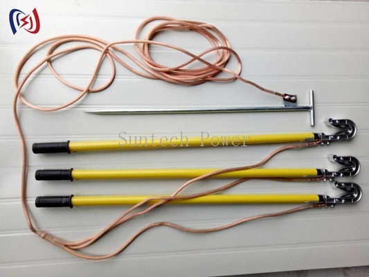 Chumbo de aterragem pesado com pinça de cobre para segurança elétrica