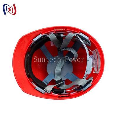 Chapéu duro de segurança industrial com forro absorvente de choque para trabalhos de utilidade pública