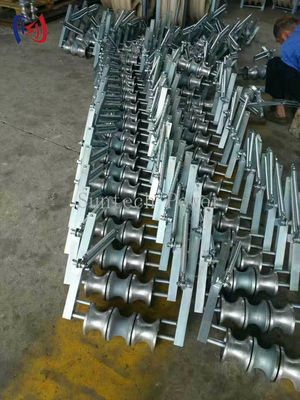 Bloco de Encordoamento de Três Feixes Equipamento Profissional de Puxar Cabos para Construção de Rede Elétrica