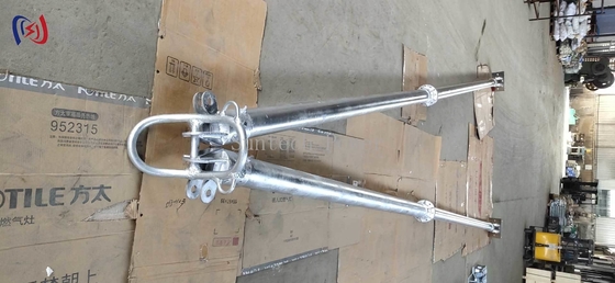 Mastro Tubular em Forma de A para Construção de Torres de Transmissão de Alta Resistência