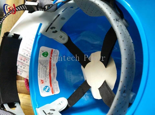 Capacete de segurança ABS certificado ANSI Z89.1 com suspensão de 6 pontos