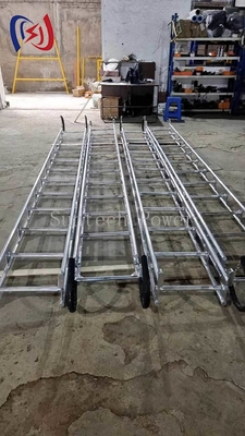 Escada de Liga de Alumínio 2.5-7M Capacidade 150KG Industrial