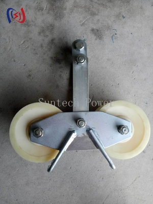 Bloco de Estiramento Tandem com Roldana 25KN Carga Alumínio/Roldana de Nylon