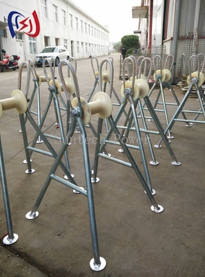 Tubos de aço de trabalho pesado rolos de cabos elevados 5KN Capacidade de carga