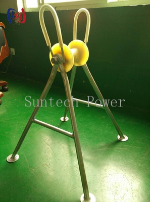 Tubos de aço de trabalho pesado rolos de cabos elevados 5KN Capacidade de carga