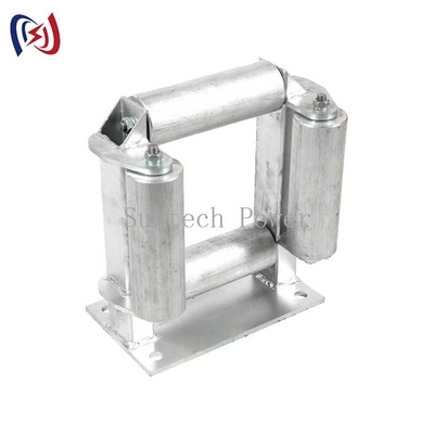 Rolo de Cabo Enquadrado 180mm Carga 20KN 4 Rolos SHD4K180