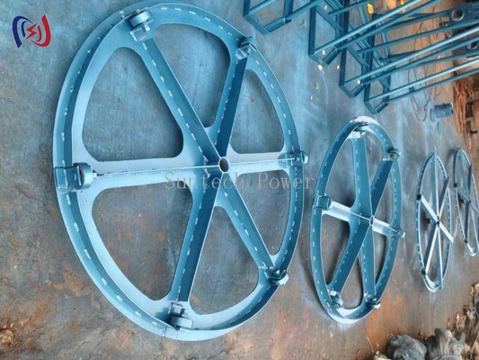 Suporte para bobinas de cabos verticais SIW-1 para projetos de linhas elétricas