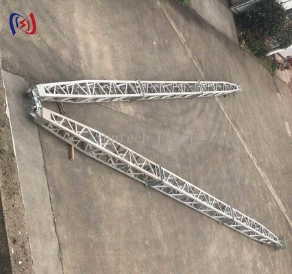 Mastro de Gin de Treliça em Forma de A LBR-250 para Montagem de Torres Faixa de 8-28M