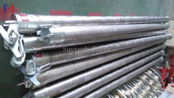 Pólus de ginebra tubular suspensa no interior 9-11M para construção de torres