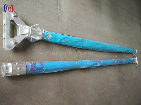 Pólus de ginebra tubular suspensa no interior 9-11M para construção de torres