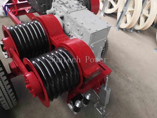 Guincho de tambor duplo 6.3-9KW para construção de linhas de energia JJCS-50J