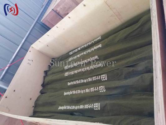 Vara de manobra isolada de alta tensão com tensão nominal de 10-500kv, comprimento total de 3-8M e 3-4 nós para manobras elétricas seguras