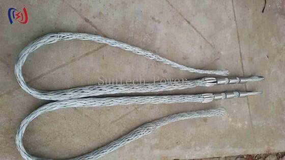 Juntas de Mangas de Malha Condutora Flexíveis e de Alta Resistência com Resistência à Vibração para Linhas de Energia Aéreas