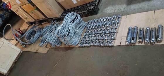 Juntas de Mangas de Malha de Cabo Flexível de Alta Resistência com Resistência à Vibração para Aplicações em Cabos de Energia