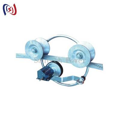 Dispositivo portátil de medição do comprimento do condutor para utilização em campo com um diâmetro máximo de cabo de 50 mm