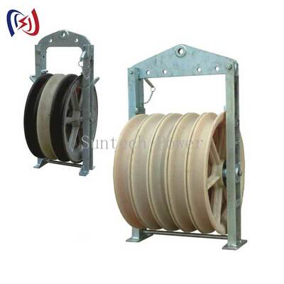 Bloco de corda de carga pesada da série 660 para puxa de alta tensão de condutores de transmissão de grande diâmetro