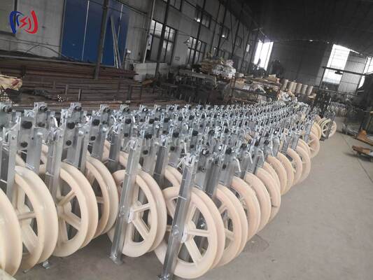 Bloco de corda de carga pesada da série 660 para puxa de alta tensão de condutores de transmissão de grande diâmetro