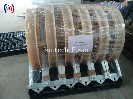 Bloco de corda de alta capacidade da série 916 com folha de nylon MC para instalação de condutores de linhas de transmissão de 50-150KN