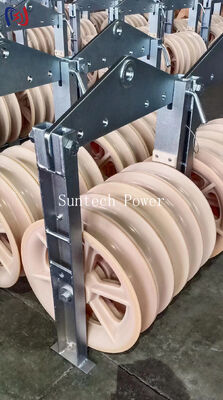 Bloco de Passagem Série 1040 para Puxamento de Alta Tensão de Condutores de Transmissão de Grande Diâmetro