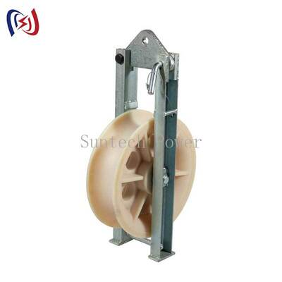 Talha de Linha Simples Profissional com Carga Nominal de 5-20KN e Polia de Alumínio para Instalação de Condutores Aéreos Leves