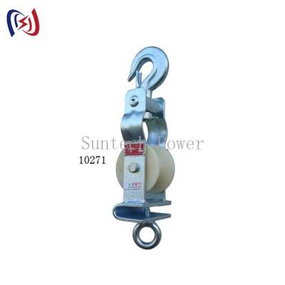 Polia de Suspensão e Fixação de Uso Duplo com Carga Nominal de 5-20KN e Peso Leve de 2.1-3.4KG para Instalação de Linha Aérea