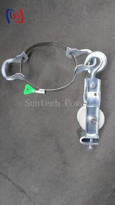 Polia de Suspensão e Fixação de Uso Duplo com Carga Nominal de 5-20KN e Peso Leve de 2.1-3.4KG para Instalação de Linha Aérea