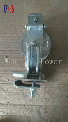 Bloco de amarração de três finalidades Skyward com carga nominal de 20KN, três modos operacionais e roldana de alumínio para instalação de linhas aéreas