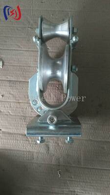 Bloco de amarração de três finalidades Skyward com carga nominal de 20KN, três modos operacionais e roldana de alumínio para instalação de linhas aéreas