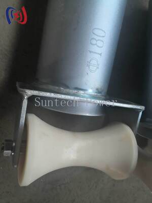 Rodas de proteção de entrada de cabo da série D com diâmetro de tubo de 80-200 mm para puxar cabos resistentes à corrosão e a baixo atrito