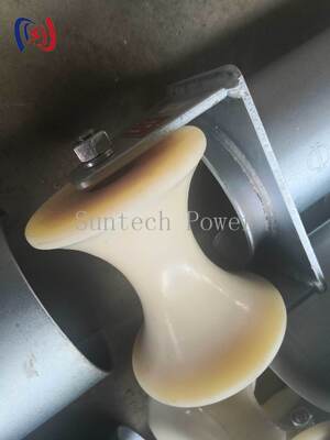 Rodas de proteção de entrada de cabo da série D com diâmetro de tubo de 80-200 mm para puxar cabos resistentes à corrosão e a baixo atrito