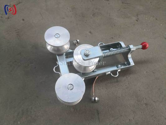 Bloco de aterragem de corrente máxima profissional de 100A com diâmetro inferior de 50 mm e material de aço fundido para aterragem elétrica segura