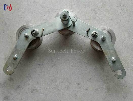 Bloco de aterramento de tipo gancho de 75 mm de diâmetro inferior para conexões rápidas e seguras de alta condutividade