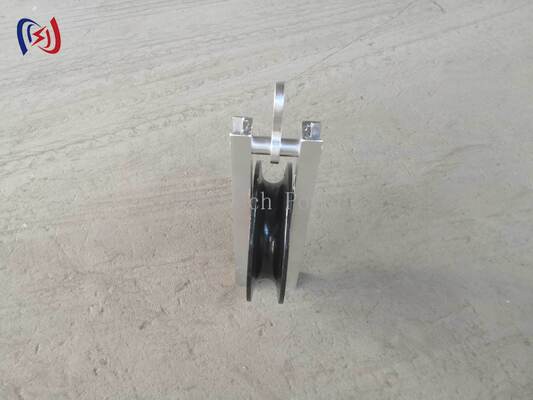 Bloco de torneamento profissional de alta velocidade para mudanças de direção de cabo suaves e eficientes com feixe de baixo atrito e carga nominal de 50KN