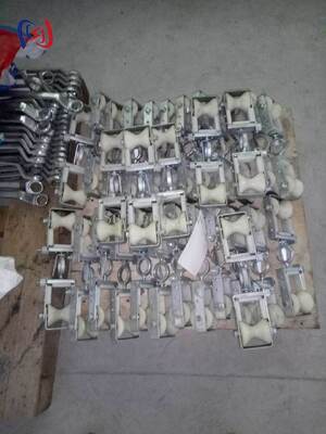 Bloco profissional de folha dupla com carga nominal de 2KN para vantagem mecânica e resistência à corrosão