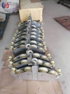 Bloco combinado de quatro faixas de carga pesada com carga nominal de 10KN, raio de curvatura R570 e peso de 23,5 kg para elevação de alta vantagem mecânica