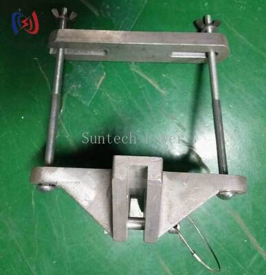 Bloco de cordas universal com diâmetro de faixa de 178x76 mm e carga nominal de 10KN para instalação de condutores aéreos versáteis