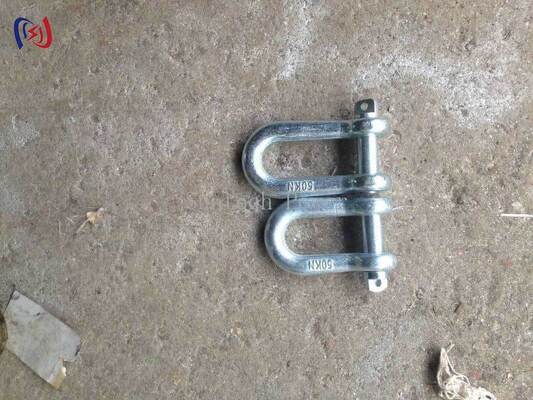 High Strength Shackle with 10-300KN Rated Load for Heavy Electrical Equipment and Corrosion-Resistant Lifting
