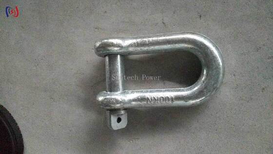 High Strength Shackle with 10-300KN Rated Load for Heavy Electrical Equipment and Corrosion-Resistant Lifting