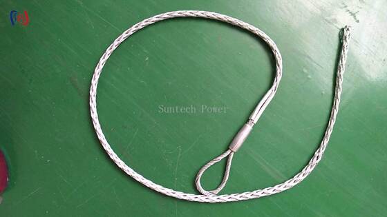Professional OPGW Mesh Sock Joints for Safe and Damage-Free Pulling of 7-22mm Diameter Optical Ground Wire Cables with 10-25KN Rated Load and 1.4M Length