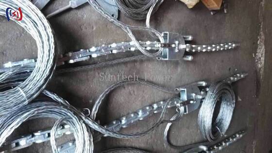 Placas de Cabeça Profissionais para Condutores Agrupados em Três com Carga Nominal de 100-180KN, Geometria Triangular Precisa e Liga de Alumínio Resistente à Corrosão