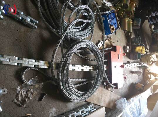 Quadro de cabeça profissional para quatro condutores de conjunto com carga nominal de 130-320KN para geometria quadrada precisa e amortecimento superior