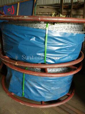 12 cordas de arame anti-torção com 9-42 mm de diâmetro e 54-817KN força de ruptura para elevação estável