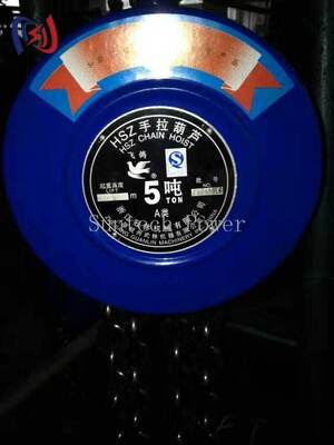 Talha Manual Profissional para Elevação Pesada em Construção Elétrica com Carga Nominal de 5-200KN