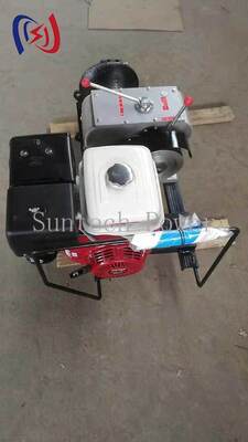 Guincho de potência profissional de 4,04-9,6 kW para puxar cabos pesados e cordas de condutores em trabalhos de linhas elétricas