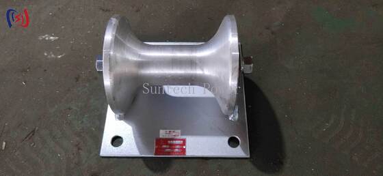 Rolo de Terra para Cabo com Carga Nominal de 5KN e Suporte de Alumínio Fundido para Instalação de Cabo Subterrâneo de 150-160mm