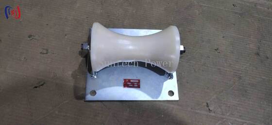 Rolo de Terra para Cabo com Carga Nominal de 5KN e Suporte de Alumínio Fundido para Instalação de Cabo Subterrâneo de 150-160mm