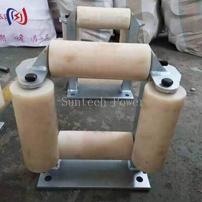 20KN emoldurado rolos de cabo: 180mm pesada tarefa subterrânea puxando