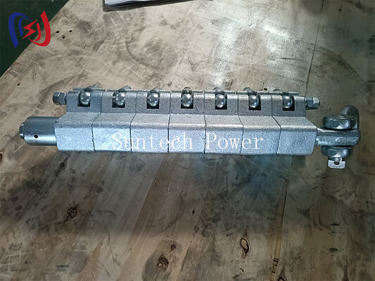 Tipo multi-segmento Come Along Clamp com carga nominal de 90-150KN e torque de aperto de 150N.m para cordas de linha de transmissão