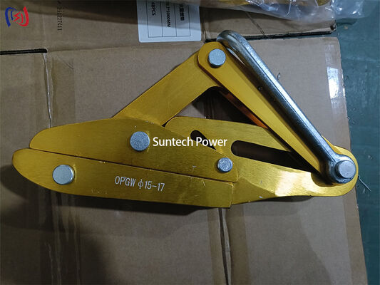 Come Along Clamp 8-20mm de diâmetro com 16-45KN carga nominal e 3.8-5.6KG peso para linha de transmissão stringing